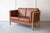Mid-Century Danish Brown Leather Sofa by Stouby, 1960s For Sale - Image 6 of 7