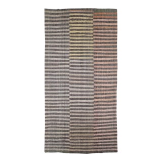 Galerie Shabab Collection Mid-20th Century Handmade Turkish Flatweave Kilim Oversize Carpet For Sale