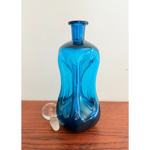 Mid-Century Modern Liquor Decanter by Michael Bang for Holmegaard, 1970s For Sale - Image 3 of 8