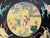 20th century Chinese porcelain plate or small charger in black and yellow. Unmarked. Combined shipping available, please...