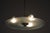 Silver Bauhaus Chandelier in Chrome, Steel and Frosted Glass, Czech, 1930s For Sale - Image 8 of 9