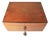 Victorian Military Campaign Burr Walnut Writing Slope Tooled Leather Skiver, Set of 4 For Sale