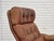 Set of Swedish Lounge Chair and Ottoman in Leather, 1970s For Sale - Image 17 of 18
