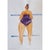 About the painting: this artwork captures the rear view of a robust figure poised with confident assertiveness against a...