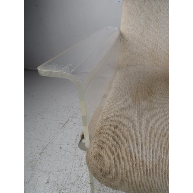 1960s Pair of Mid-Century Modern Lucite Pace Style Lounge Chairs - 2 Pieces For Sale - Image 11 of 12