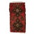 Red & Brown Vintage Mini Rug For Sale