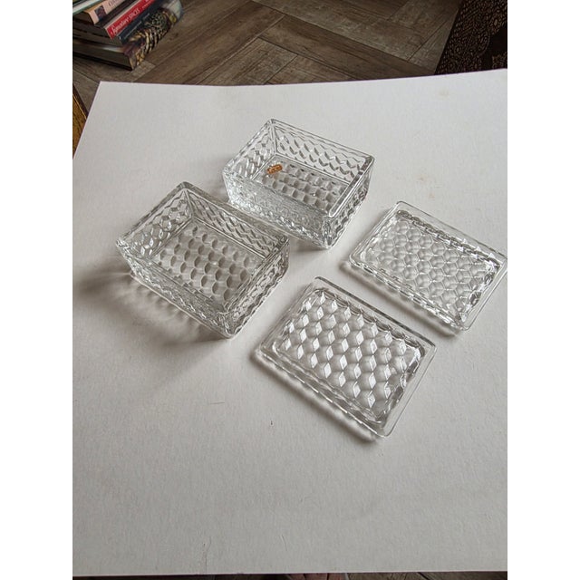 Pair of Fostoria Glass Boxes For Sale In San Antonio - Image 6 of 6