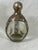 Mid 20th Century Haig Type Heavy Dimple Pinch Bottle With Sterling Overlay and Cap With Cork For Sale In Los Angeles - Image 6 of 7