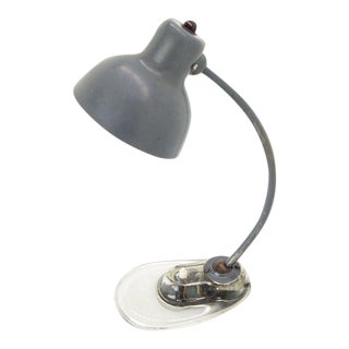 Marianne Brandt for Kandem Glass Base Table Desk Lamp For Sale