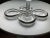 Hollywood Regency Sheridan Silverplated 4 Piece Coaster Set For Sale - Image 3 of 6