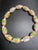 Tangerine Antique Venetian Chevron Trade Bead Necklace and Bracelet Jewelry Set With Frosted Glass Spacers, 2 Pieces For Sale - Image 8 of 8