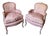 Pair of Mid 20th Century French Bergere Chairs For Sale
