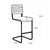 Metal Regina Andrew Dylan Leather Bar Stool, Ebony - Set of 2 For Sale - Image 7 of 8