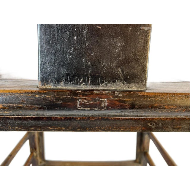 Chinese Antique Ming Dynasty Style High Back Chair For Sale - Image 11 of 13