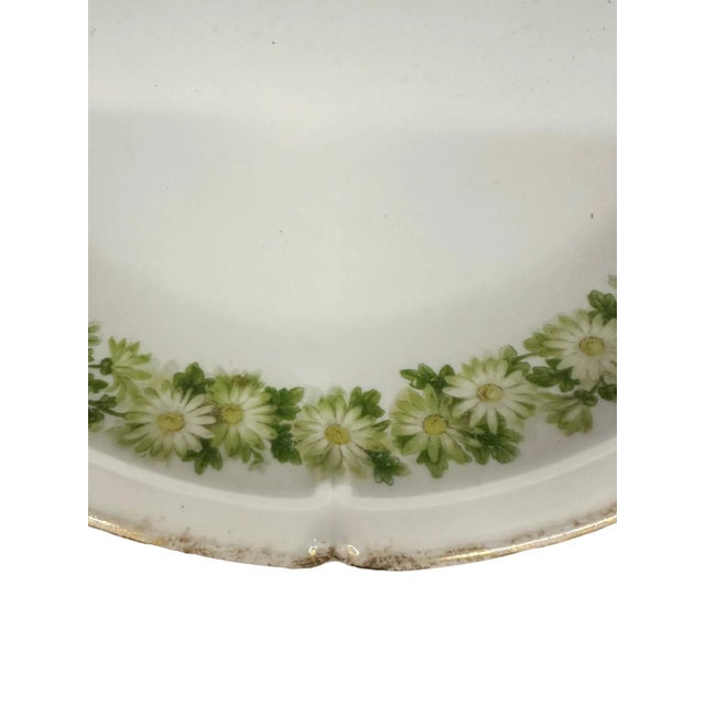 Antique Haviland Limoges Gilded Platter With Daisy Chain Pattern For Sale In New York - Image 6 of 8