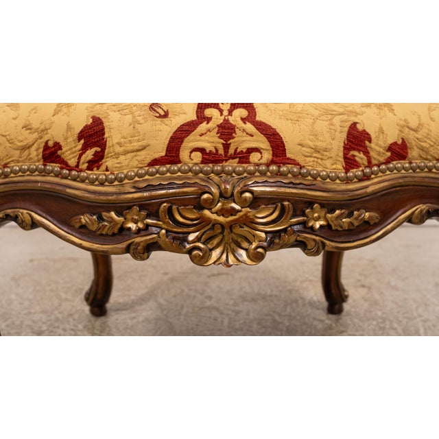 Pair of Southwood Louis XV Style Fauteuil Carved Armchairs For Sale - Image 13 of 18