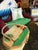 Tan Wooden Vintage Children's Basket With Handle For Sale - Image 8 of 9