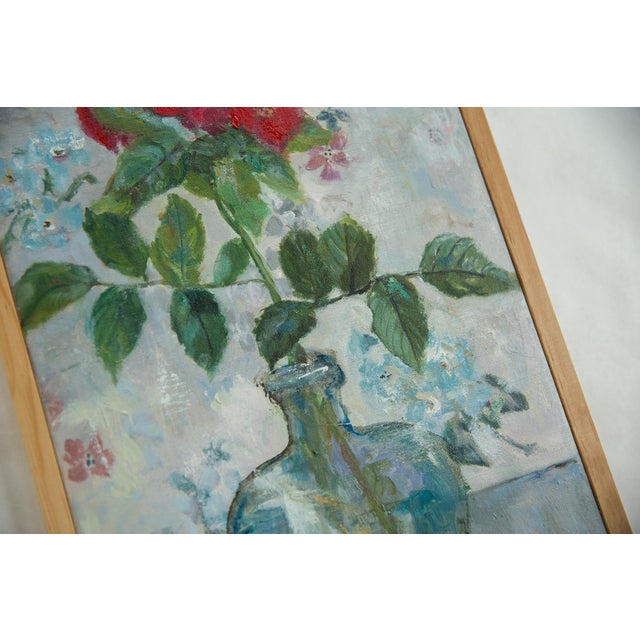2020s Grace B. Keogh Geranium Painting For Sale - Image 5 of 6