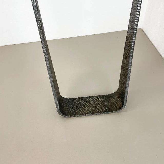 Modernist Sculptural Brutalist Copper Floor Candleholder, Germany, 1970s For Sale - Image 10 of 18