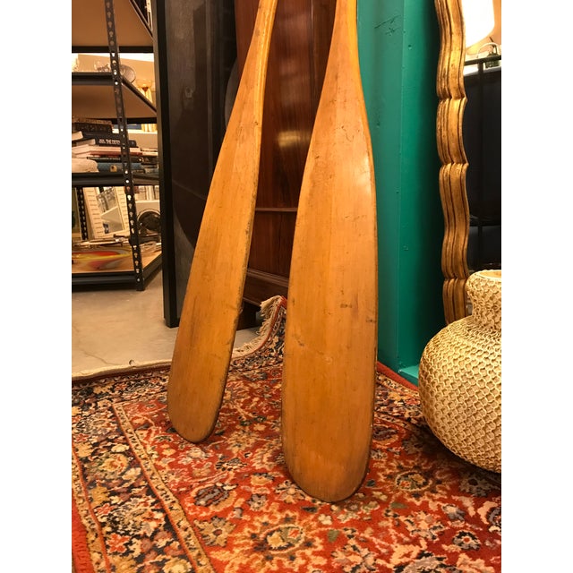 Vintage Rowing Oars Made and Signed by "Smokers Brand" a Pair Chairish