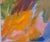 Orange Vintage Mid to Late 20th Century Original Abstract Painting by Illegible Signature For Sale - Image 8 of 12