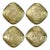 Art Deco Bronze King Playing Card Trays by Max Le Verrier, 1930s, Set of 4 For Sale
