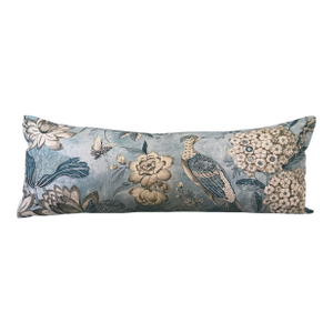 Anna French Villeneuve Aqua 36" Lumbar Pillow