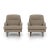 Wood 1960s Edward Wormley for Dunbar Attributed Lounges Chairs in Knoll Boucle - a Pair For Sale - Image 7 of 12