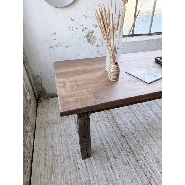 Farmhouse Table in Oak, 1890s For Sale - Image 11 of 18