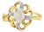 Oval Opal Solitaire Diamond Ring 10k Yellow Gold, Size 6 For Sale