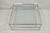 Mid-Century Modern Vintage Mid Century Modern Milo Baughman Style Chrome Glass Square Coffee Table For Sale - Image 3 of 12