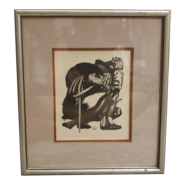 Rolland Golden - "Civil War Soldier" Lithograph Print (New Orleans) (20th Cent.) For Sale