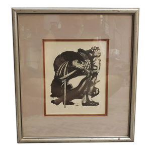 Rolland Golden - "Civil War Soldier" Lithograph Print (New Orleans) (20th Cent.)