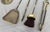 Vintage French Brass Fireplace Tools, Set of 5 For Sale - Image 11 of 12