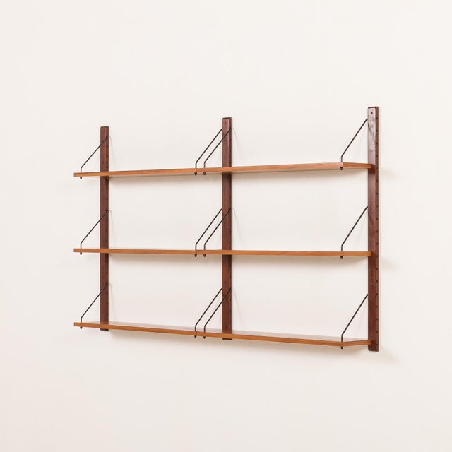 Vintage Danish Teak Shelving Unit, 1960s For Sale - Image 9 of 9