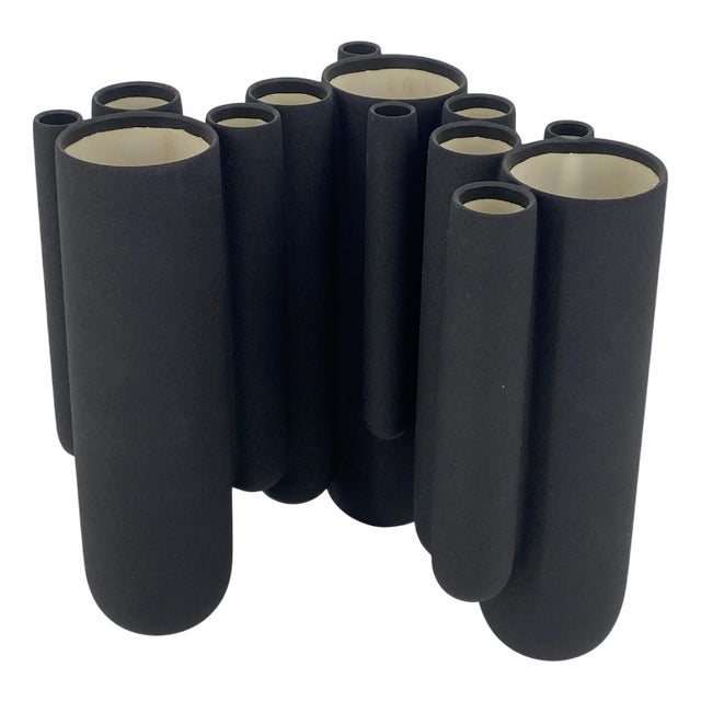 Cylindrical Vinyl Vase by Robert Bronwasser, Studio Smool for Goods, Netherlands For Sale