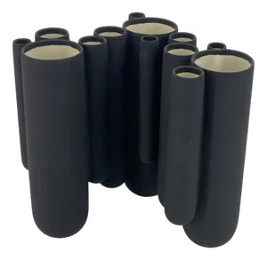 Cylindrical Vinyl Vase by Robert Bronwasser, Studio Smool for Goods, Netherlands
