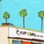 Abstract Santa Cruz Afternoon - Original California Coastal Pop Art Mixed Media Work on Paper by Fabio Coruzzi For Sale - Image 3 of 7