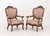 French Louis XV Style Walnut Fauteuils, Pair For Sale - Image 3 of 10