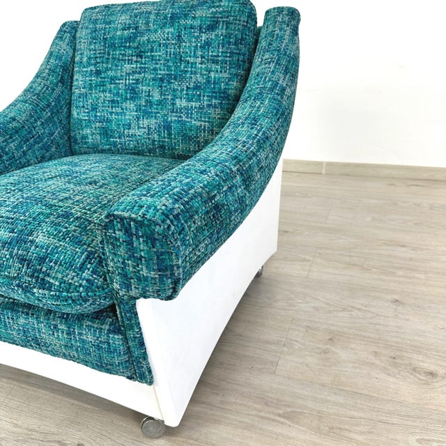 1970s Italian Space Age Lounge Chair For Sale - Image 5 of 9