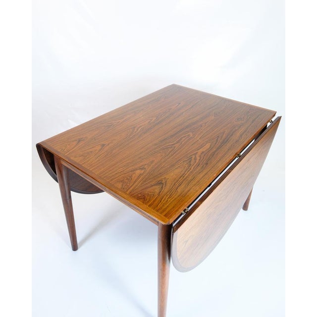 Dining Table in Rosewood with Extension and Flaps by Arne Vodder, 1960s For Sale - Image 9 of 15