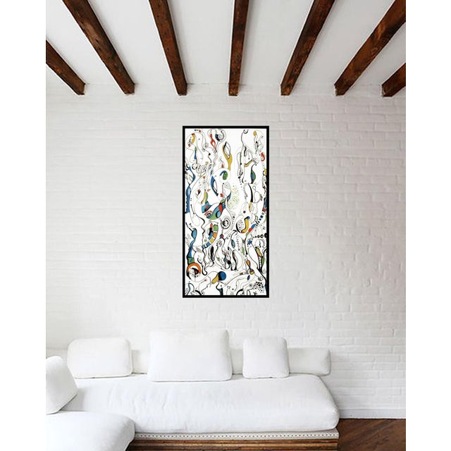 Ballet des Sirènes is a vibrant and intricate exploration of movement, fluidity, and imagination. This large-format piece...