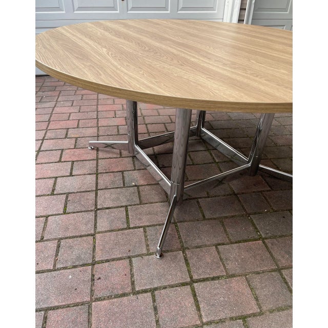 Knoll Mid Century Modern Conference Dining Table For Sale - Image 10 of 13
