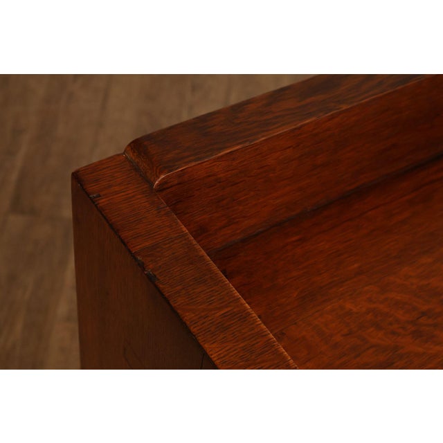Early Gustav Stickley Arts And Crafts Oak Sideboard Buffet For Sale - Image 10 of 18