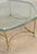 LaBarge French Regency Coffee Octagon Glass Coffee Table For Sale - Image 9 of 9