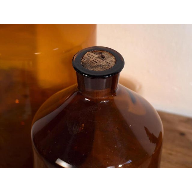 1920s Amber Bottles, 1920s, Set of 3 For Sale - Image 5 of 9