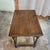 English Oak Side Table on Turned Legs With Stretcher Base For Sale - Image 11 of 11
