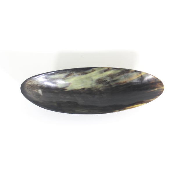 Mid-Century Modern Vintage Horn Bowl, Natural Trinket Dish or Catchall For Sale - Image 3 of 12