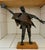 Vintage Brutalist Modernist Welded Steel Figural Sculpture, Signed For Sale - Image 9 of 17