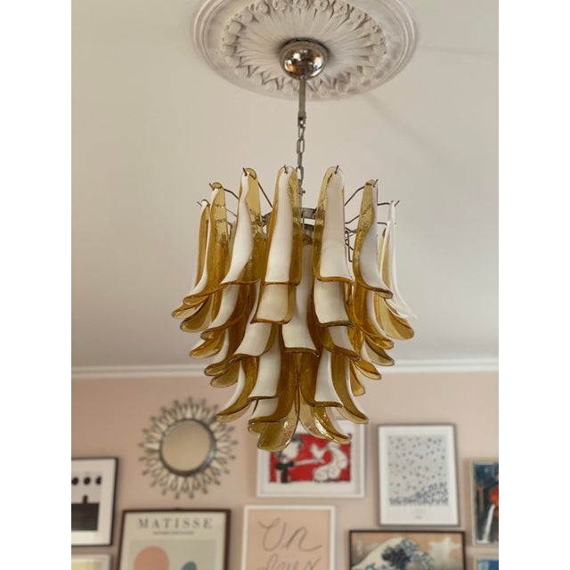 Murano Chandelier in the style of Mazzega For Sale - Image 10 of 10